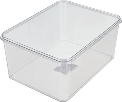 علبة تخزين أكريليك السيف غاليري، 30x24x14 سم، غطاء، مستطيل، 2 خانة - شفاف product image 4