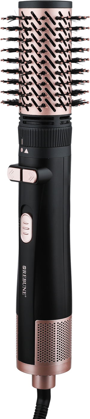 مصفف شعر ريبون، 1200 واط، 9x38 سم، دوار - أسود بني product image 2