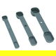 Al Saif Gallery Plastic Measuring Spoons Set, 3 Pieces - Gray product image 1