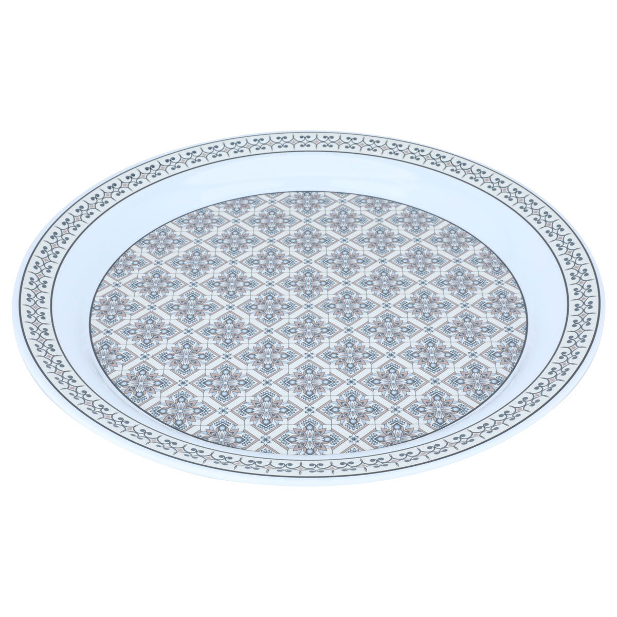 Al Saif Gallery Melamine Plate, 40 cm, Round - White product image