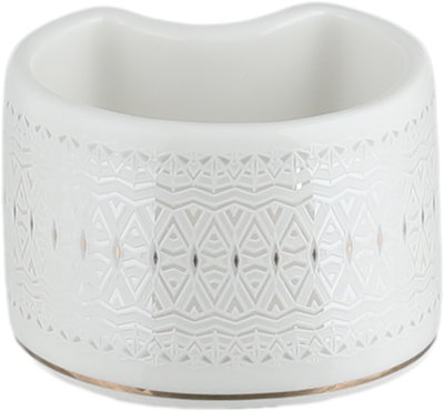 طقم تقديم سفرة بورسلان السيف غاليري، 166 قطعة، نقش فضي - أبيض product image 7