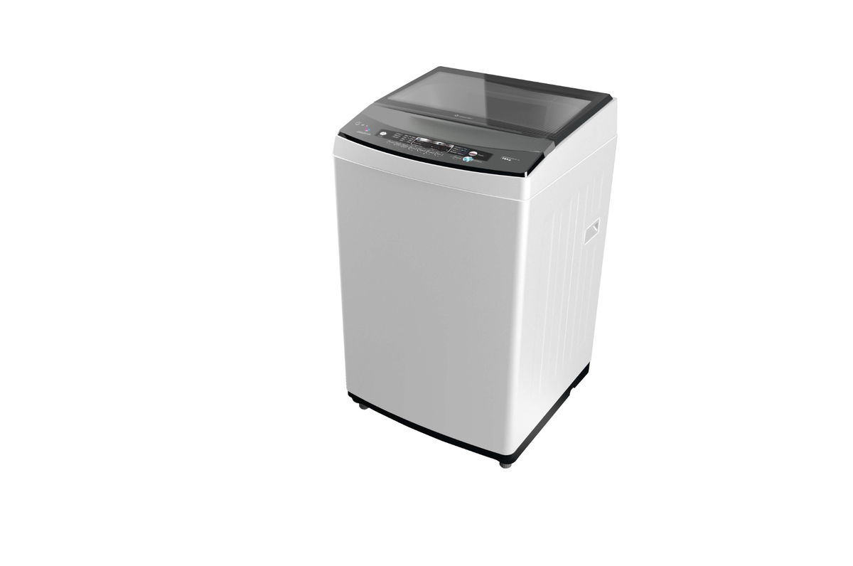 Midea Washing Machine, Capacity 16 Kg, 8 Programmes, Top Load - Silver product image 1