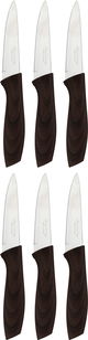 Al Saif Gallery Steel Knife Set, 3.5 Inch, 6 Pieces - Dark Brown product image 1