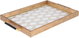 TofariaAlsaif Gallery glass, 30 x 47 cm, rectangle, golden pattern, handle - gold product image 2