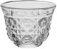 طقم تقديم بيالات وفناجين زجاج البيت الذهبي، 11سم، 36 قطعة، صحون - شفاف product image 3