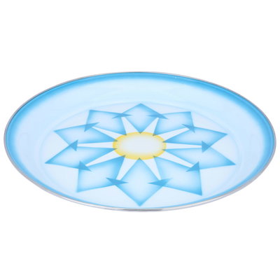 تبسي غضار السيف غاليري، 50 سم، دائري - أزرق product image 1