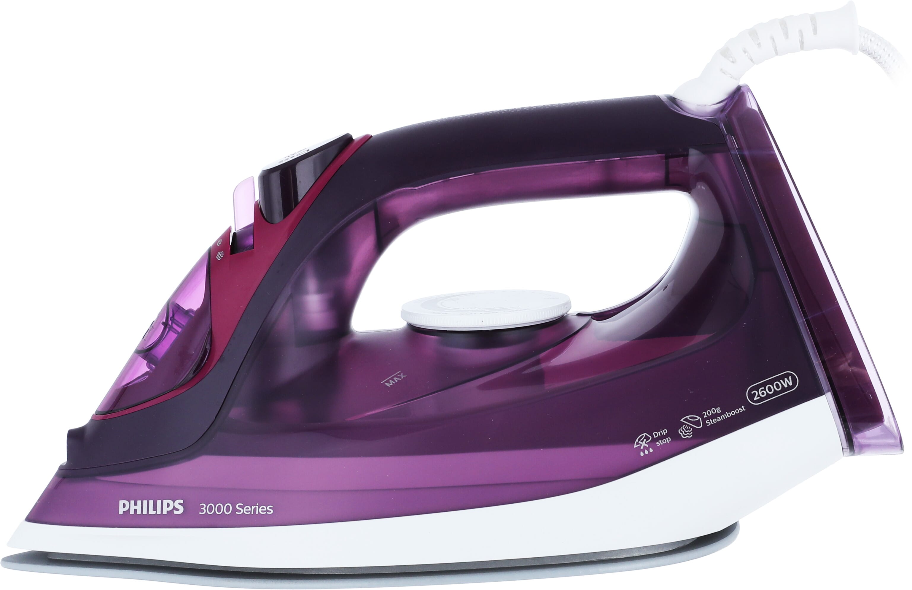Philips Dst3041/36 Ceramic Steam Iron, 2600 Watt, 300 Ml - Purple product image 2