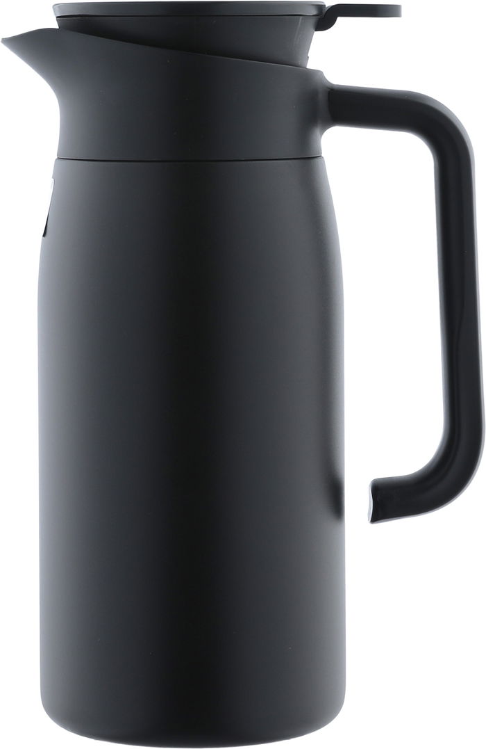 Rana Al Saif Gallery Thermos, 1.10 L, Steel Inner Container, Steel Outer Body, Touch Screen - Black product image 1