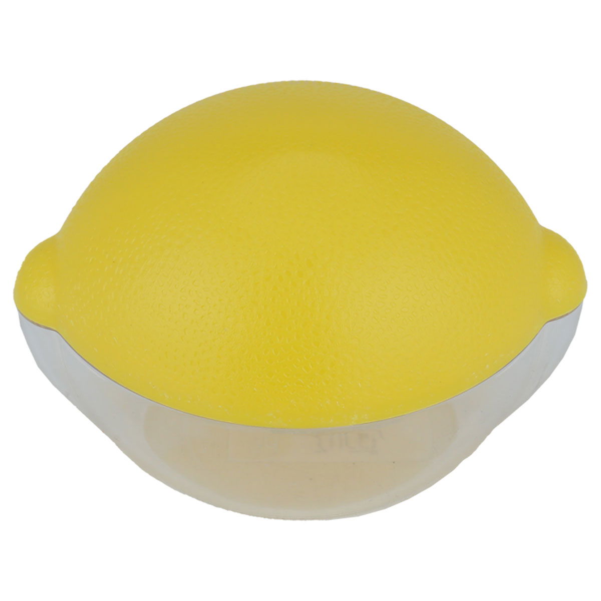 Al Saif Gallery plastic lemon container, 12x8.5x8.5 cm, with lemon lid - yellow product image 2
