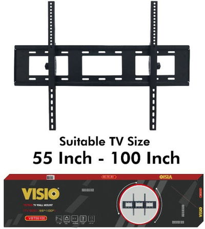 حامل تلفزيون حائط معدن فيسيو، 55-100 بوصة، VBT55100 - اسود product image 4