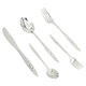 طقم ادوات مائدة استيل السيف غاليري، 30 قطعة، منقوش - فضي product image 1
