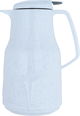 Rhinestone thermos, 1 liter, thermal glass inner container, plastic outer shell - white product image 1