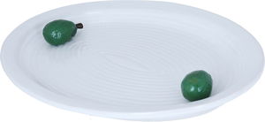 Al Saif Gallery Porcelain Serving Plate, 35.9 x 25.7 x 4.1 cm, Round - White product image