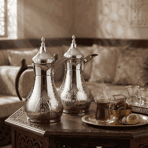 طقم ترامس هيلة السيف غاليري، قطعتين، 1.2/1.2 لتر، حافظة داخلية ستانلس ستيل - فضي بني product image 2