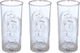 Al Saif Gallery Glass Cups Set, 3 Pieces - Clear product image 1