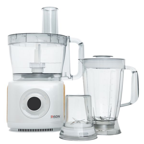 Edison Food Processor, 1000 Watt, 1.8 Liter, Multifunction - Grey product image