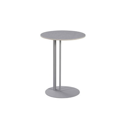 طاولة جانبية مودرن سيراميك و ستيل، 60×45 45 سم - رمادي فاتح product image 2