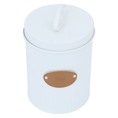 علبة شاي استيل السيف غاليري، 1400 مل، بغطاء - أبيض product image 3