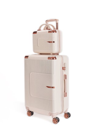 Limra ABS Luggage Set, 5 Sizes, 4 Wheels, 360 Degree Rotating, LMA-1637 - Beige product image 2