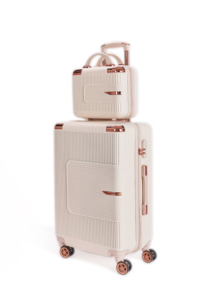 Limra ABS Luggage Set, 5 Sizes, 4 Wheels, 360 Degree Rotating, LMA-1637 - Beige product image 2