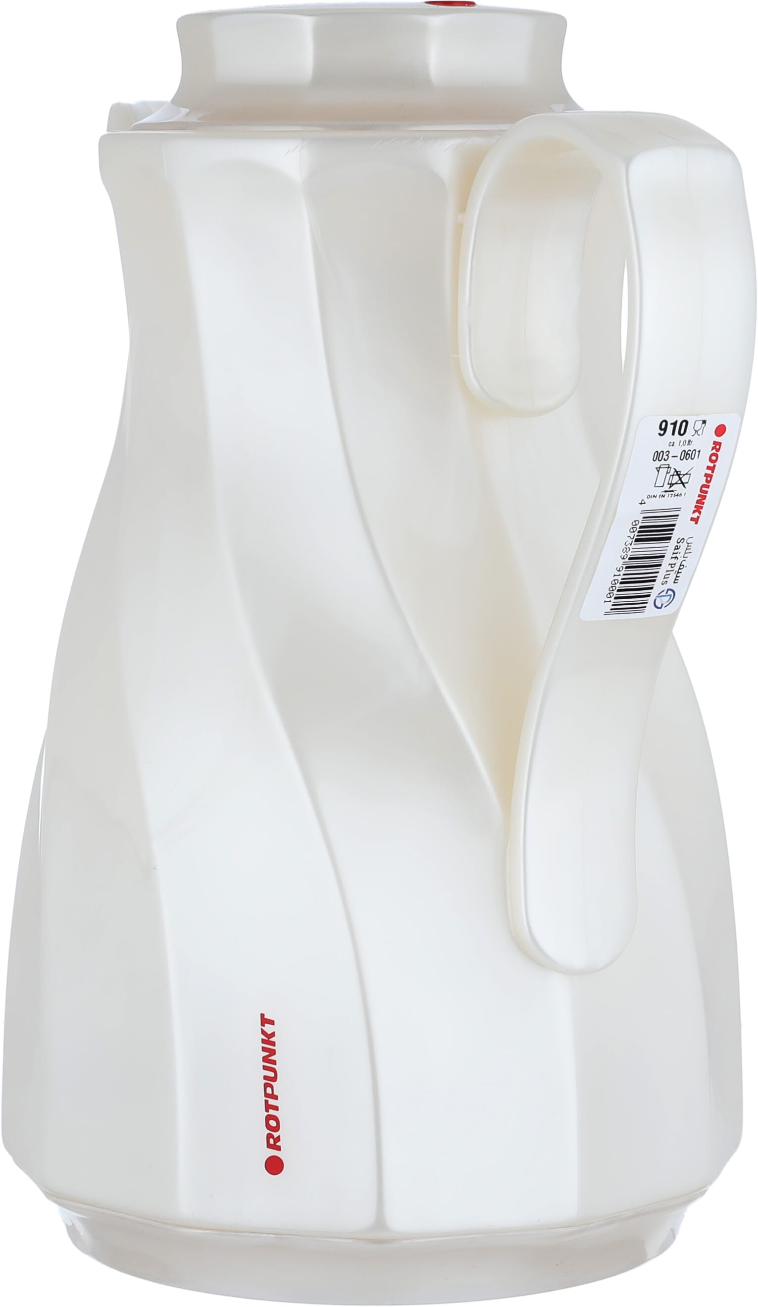 Rotpont thermos, 1 liter, glass inner container, plastic outer shell - white product image 2