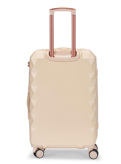 طقم شنط سفر ABS ليمرا، 4 مقاسات، 4 عجلات، WM-227 - بيج product image 3
