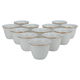 Al Saif Gallery porcelain coffee cups, gilded, 12 pieces - white product image 1