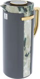 Everest Widad Thermos, 1 liter, wooded pattern, thermal glass inner shell, plastic outer shell - dark gray product image 2
