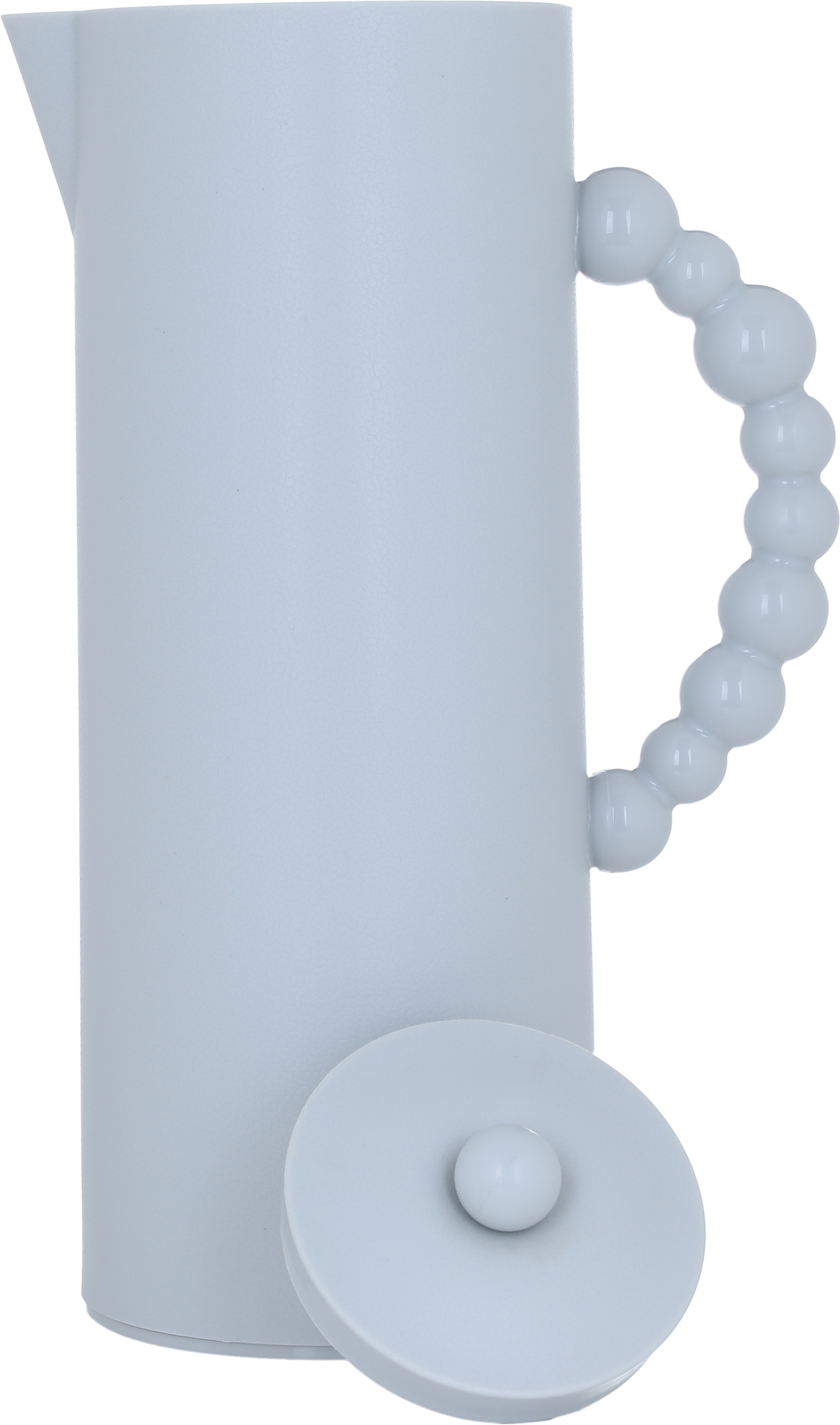 Al Saif Gallery Royal 7 Glass Thermos, 1 litre, plastic outer shell - light grey product image 3