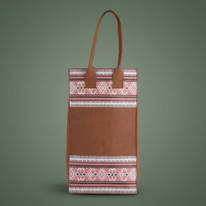 شنطة ترامس بوليستر السيف غاليري، 20x37 سم، نقش تراثي - متعدد الألوان product image