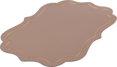 Al Saif Gallery Leather Tablecloth, 45x30 cm - Light Brown product image 2