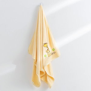 منشفة اطفال كورال فليس ريفي، 140×80 سم - اصفر product image 2