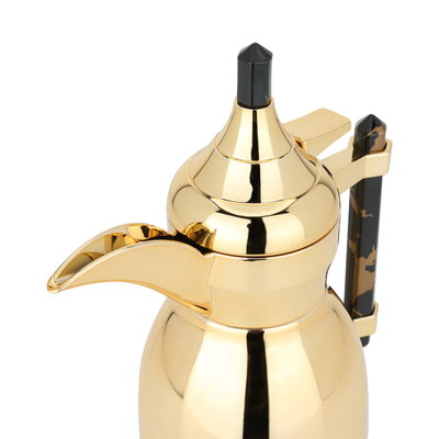 Dallah SteelAl Saif Gallery Shahd, 0.6 liters - Gold black product image 3