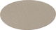 Al Saif Gallery Leather Tablecloth, Round, 38x38 cm - Matte Gold product image 1