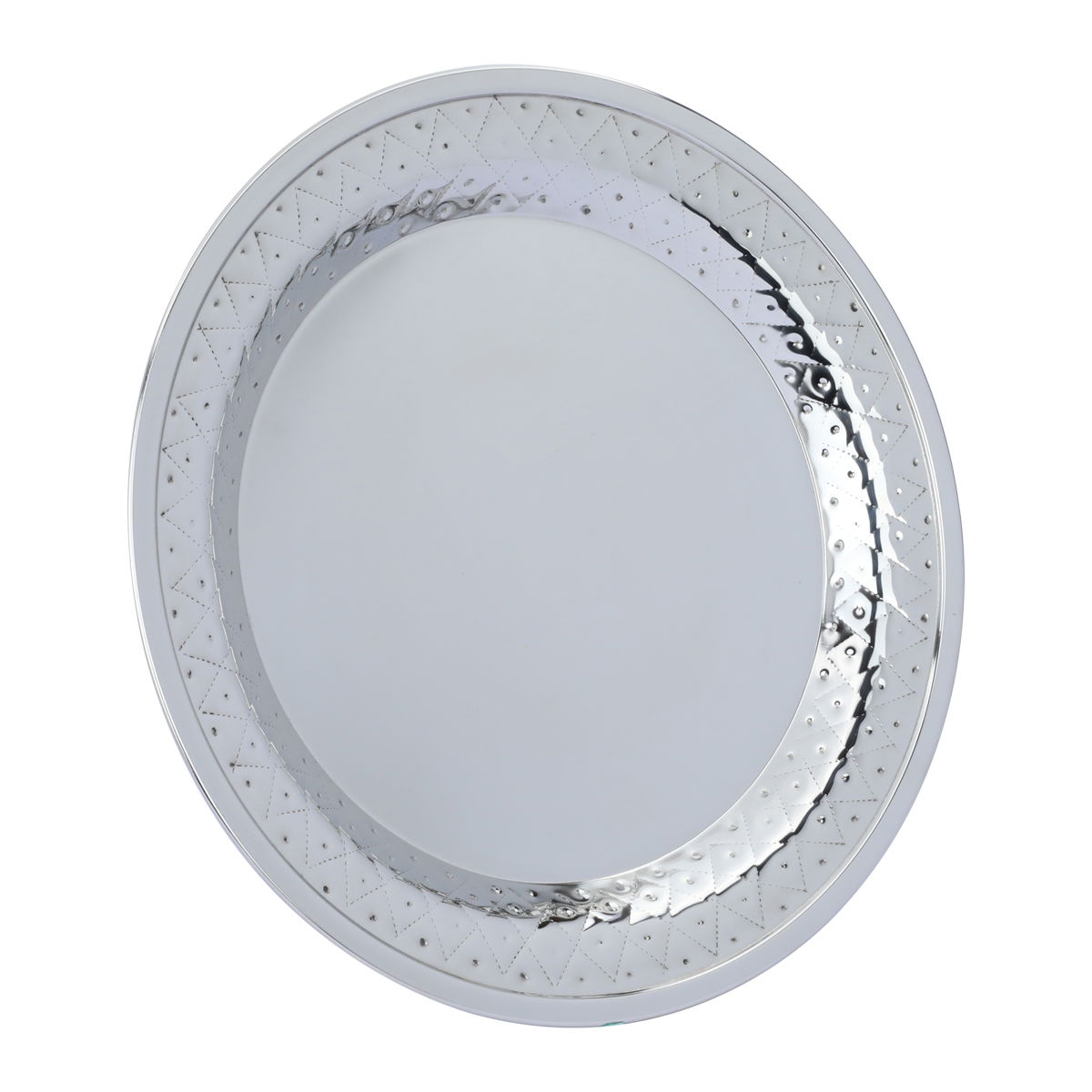 Steel Al Saif Gallery, 40 cm, engraved circle - silver product image