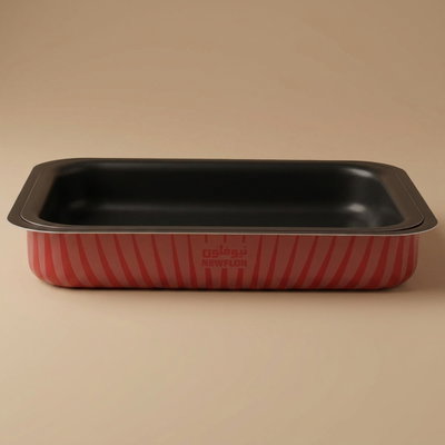 صواني فرن تيفال نيوفلون، قطعتين، مستطيل - أحمر product image 1