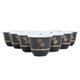 طقم فناجين قهوة عربي بورسلان السيف غاليري، 12 قطعة - اسود ذهبي product image 1