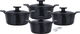 Neoflam Extrema Granite Cookware Set, 8 Pieces - Black product image 1