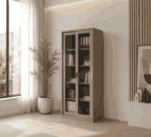 دولاب ملفات معدن، 185×85×40 سم - بيج product image 2