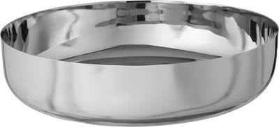 Al Taj Home Trading Establishment Stainless steel bowl with saucer, 35/25 cm, round - silver product image 2