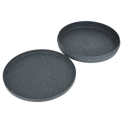 صينية كنافة جرانيت السيف غاليري، بغطاء، 26 سم - رمادي product image 3