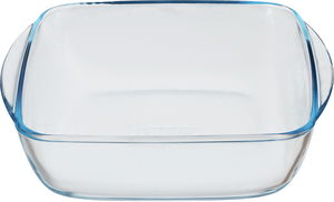 صينية فرن زجاج بايركس، 2.2 لتر، 25x22x7 سم، مربع - شفاف product image