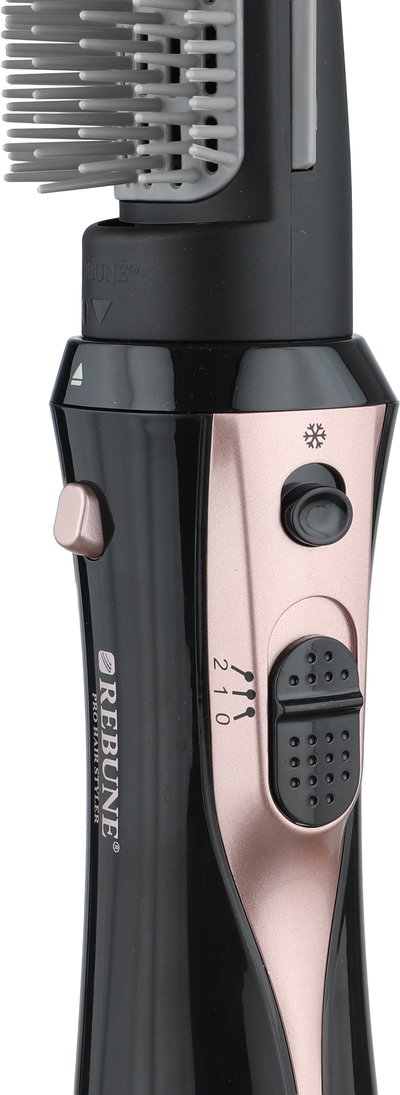 Ribbon Hair Dryer, 1200 Watts, 3 Heat Settings, RE-2078-2 - Black product image 2