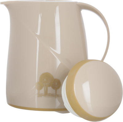 Helios thermos, 0.3 liters, tree pattern, thermal glass inner shell, plastic outer shell - beige product image 5