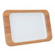 trayh SteelAl Saif Gallery, 40 x 26 x 3 cm, wooden edge, rectangle - brown product image 1