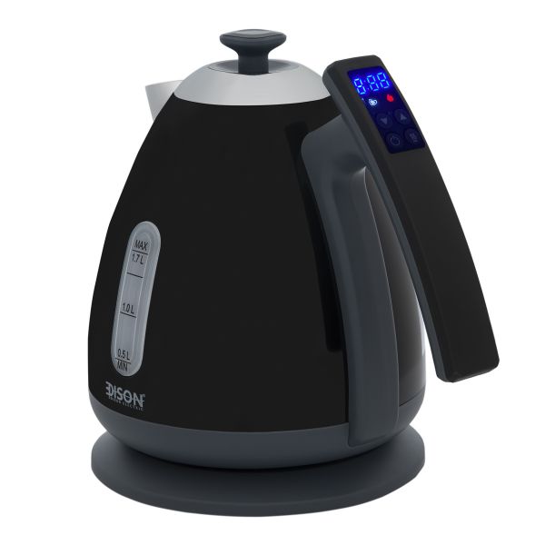 Edison Kettle, 1.7 Litres, 2200 Watts, Digital - Black product image 2