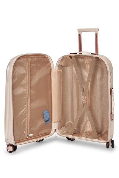 طقم شنط سفر ABS ليمرا، 4 مقاسات، 4 عجلات، قفل ارقام، WM-31 - بيج product image 7