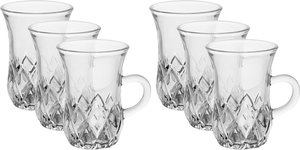 بيالات شاي ماكس زجاج السيف غاليري، 6 قطع - شفاف product image