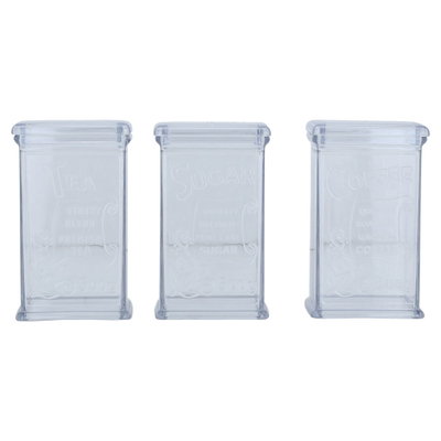 Al Saif Gallery Plastic Box Set, 500 Grams, 3 Pieces - Clear product image 2