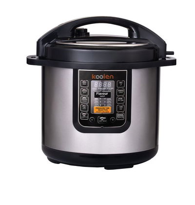 Koolen 816106004 Electric Pressure Cooker, 10 Liter, 1600 Watt, 12 Functions- Black Silver product image 2